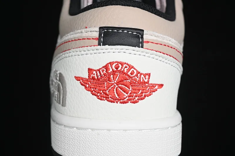 All Categories Air Jordan Jordan Series Basketball Shoes Air Jordan 1 Low Air Jordan 1 Low AJ1 Joe 1 North Face Collaboration-Law Brown High-end Customized Low-top Retro Basketball Shoes DC2024-033